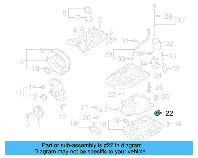 Engine Oil Pump Relief Valve 06K-115-243-L - View 19
