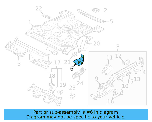 Filler Plate 5Q0-813-174 - View 7
