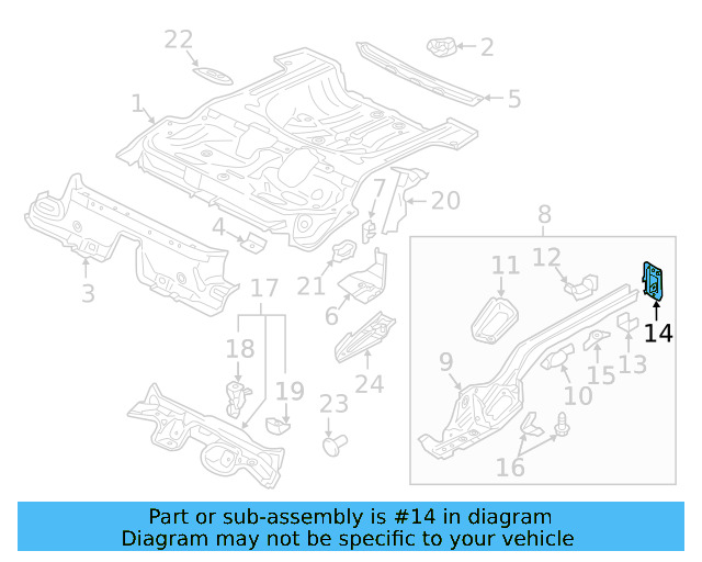 End Plate 5Q0-804-474-A - View 6