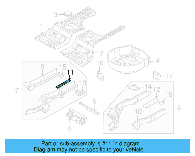 Filler Plate 3D0-802-090-C - View 3