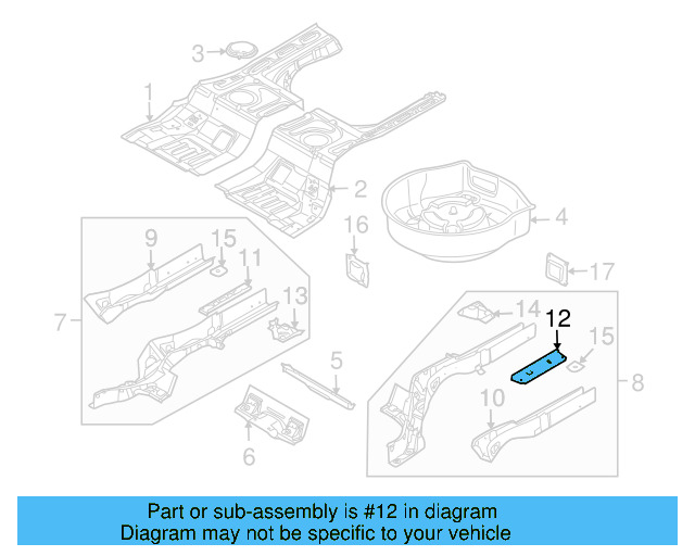 Filler Plate 3D0-802-089-C - View 3
