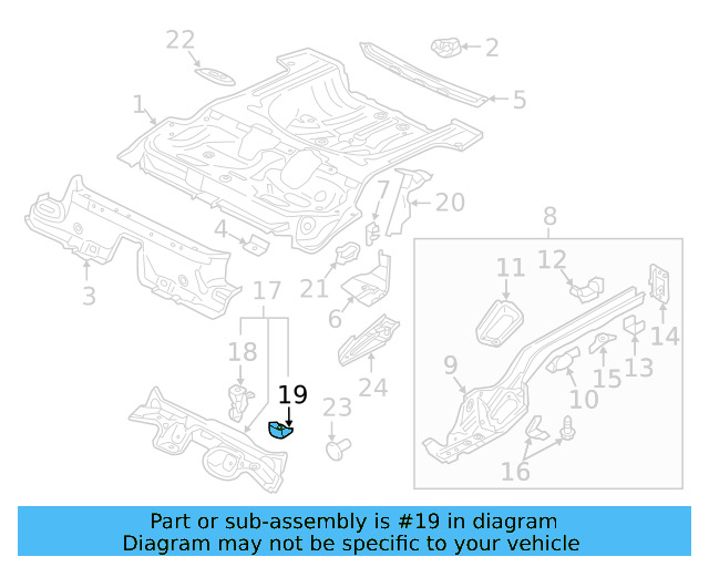Front Bracket 5Q0-804-866 - View 25