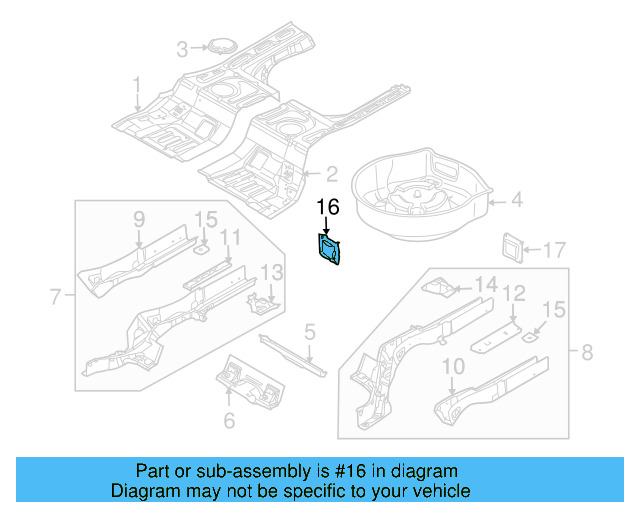 Cover Plate 3D0-804-474-B - View 3