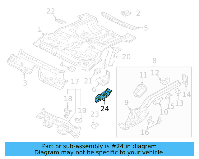Floor Reinforced 5Q0-803-114-A - View 14