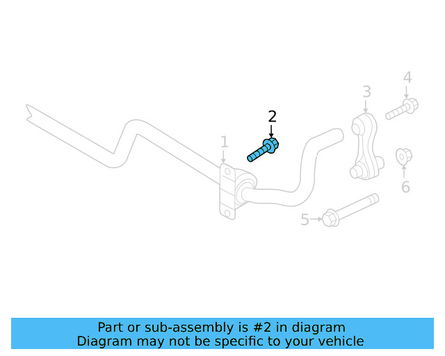 Stabilizer Bar Bolt N-107-658-01 - View 26