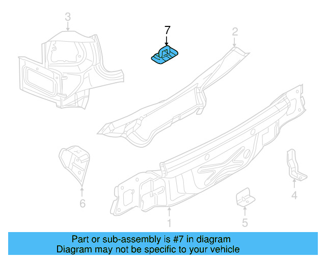 Tie Down Hook 1J0-804-299 - View 35