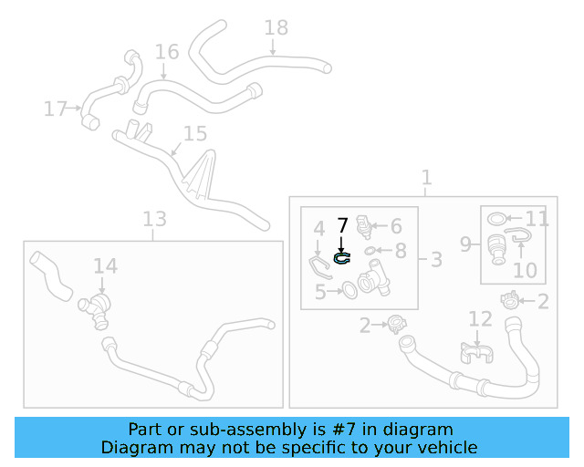 Temp Sensor Retainer Spring 032-121-142 - View 231