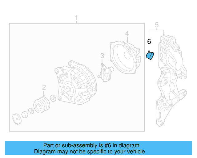 Mount Bracket Sleeve 038-103-139-A - View 13