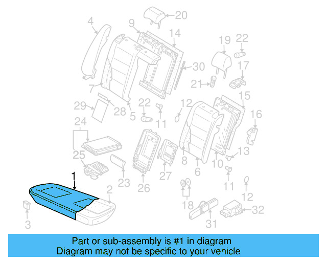 Seat Cover 3C5-885-405-FE-SXW