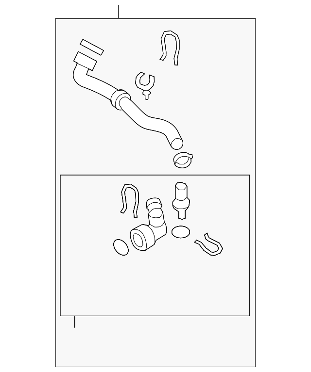 Lower Hose 1K0-122-051-GN - View 13