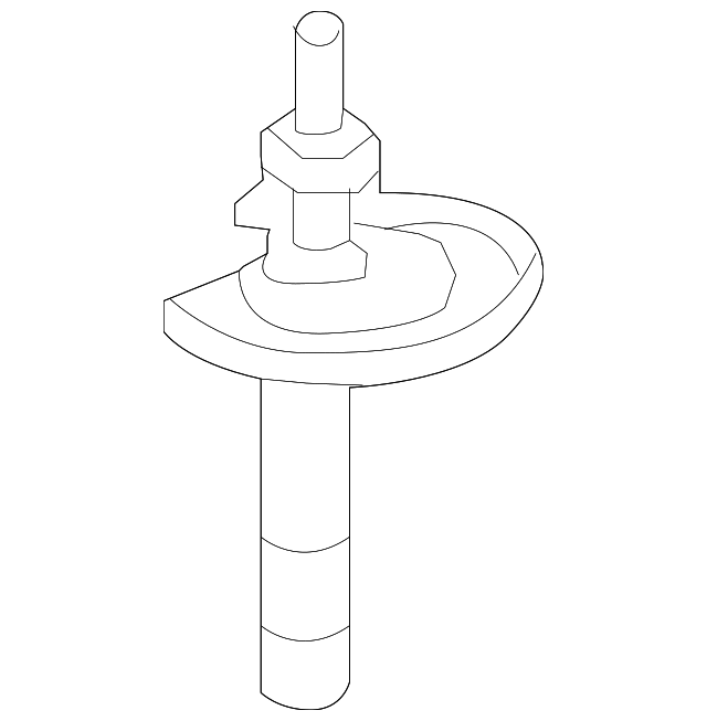 Suspension Strut 1J0-413-031-GD - View 3