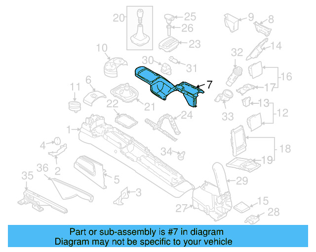 Trim Plate 1C0-864-364-AB-2QL - View 6
