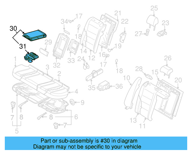 Armrest Assembly 3C0-885-081-E-TCY - View 7