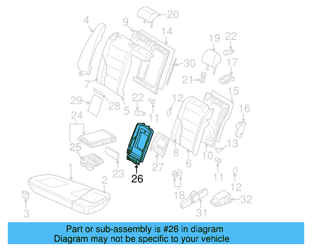 Bracket 3C0-885-944-9B9 - View 3
