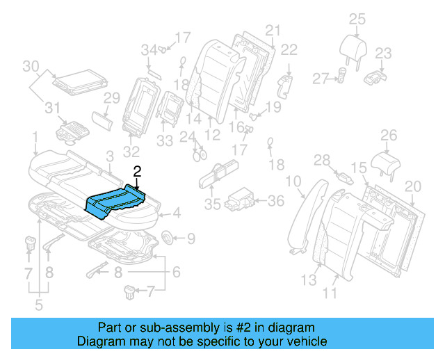 Seat Cover 3C9-885-405-GS-UFK - View 3