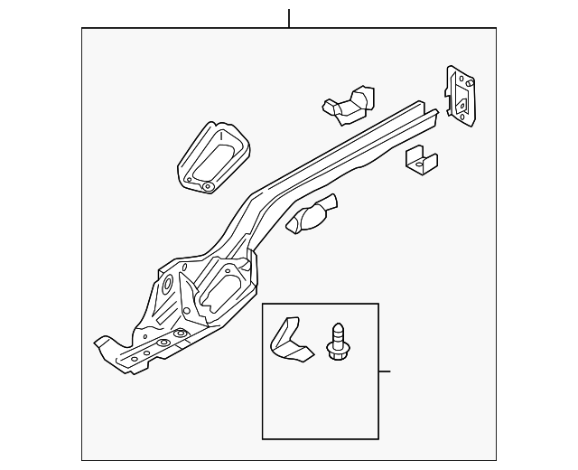 Side Member Assembly (Unpainted) 5q0803501ajgru - View 4