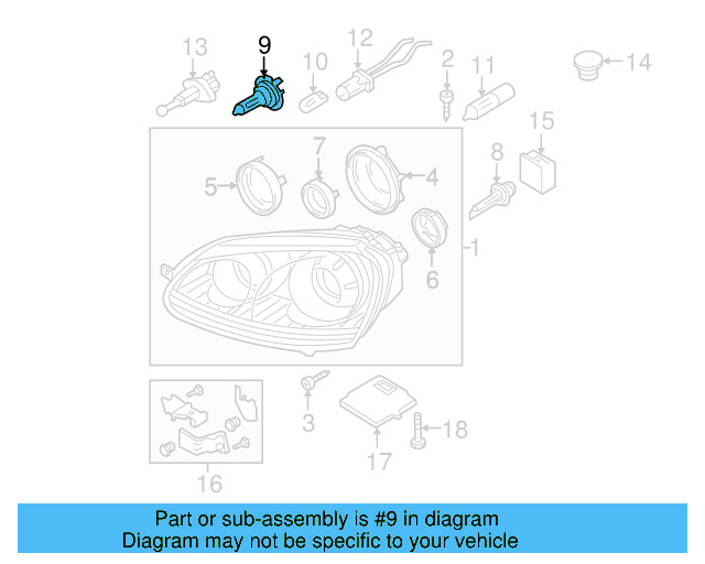 Low Beam Bulb N-104-457-01 - View 11