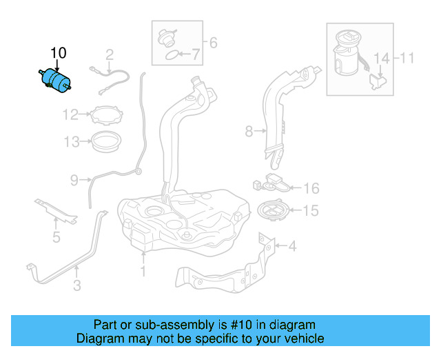 FUEL FILTER Gas motor 6Q0-201-051-J - View 13