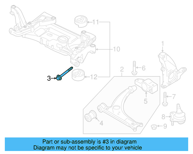 Impact Bar Bolt N-101-410-03 - View 13