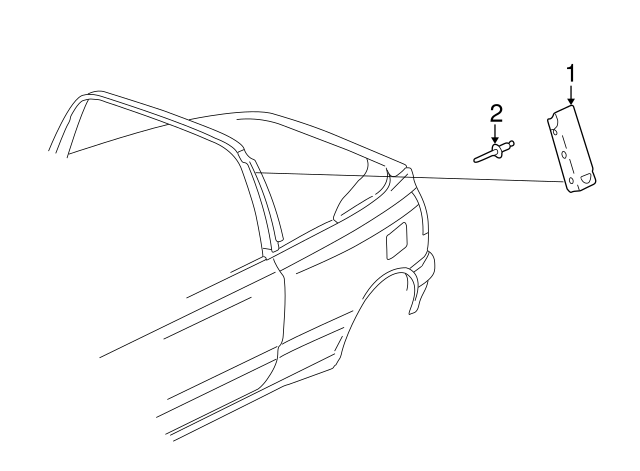 Roll Bar 1E0-853-352-A-B41 - View 2