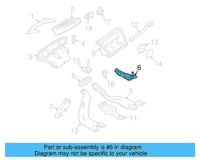 Floor Duct 5M1-819-152