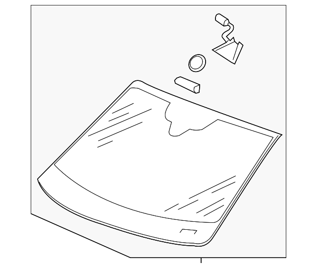 Windshield 561-845-011-N-NVB - View 2