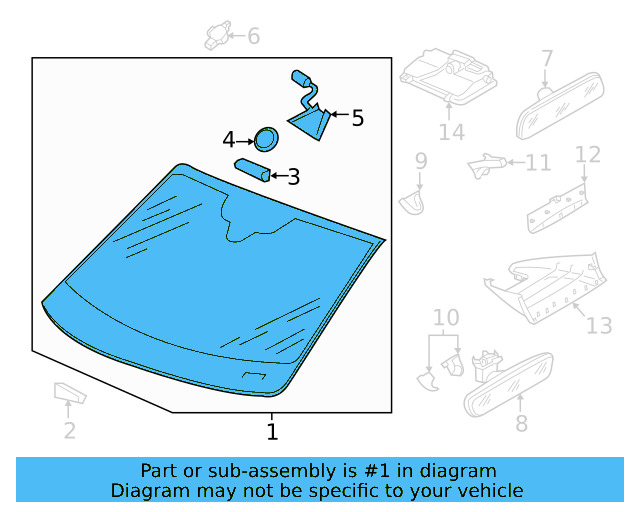 Windshield 561-845-011-N-NVB - View 4