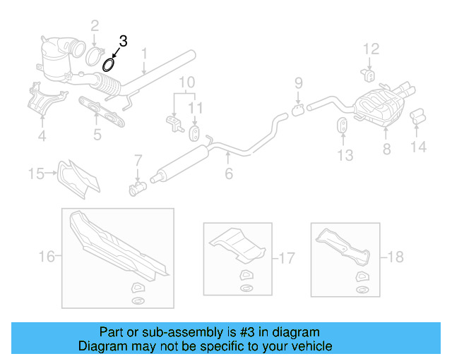 Converter & Pipe Gasket 5Q0-253-115-B - View 30