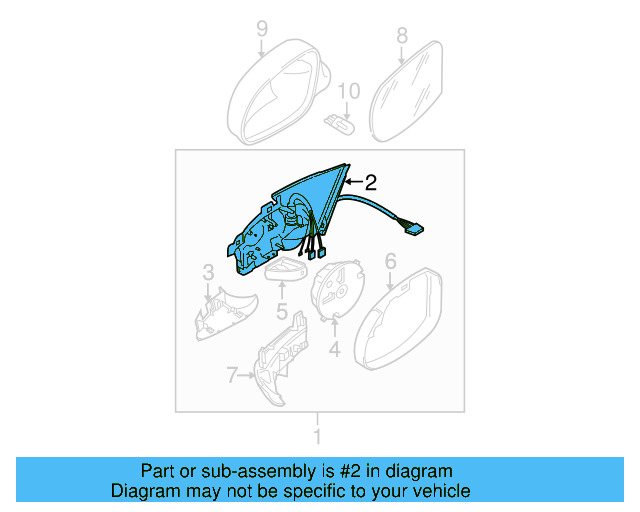 Sound Absorber 3C0-857-933 - View 2