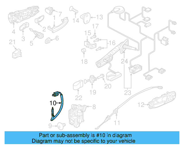 Lock Cable 5C5-837-085-C - View 13