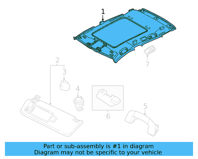 Headliner 2GJ-867-501-G-RF4 - View 7