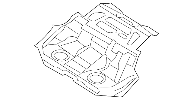 Center Floor Pan 3C0-813-115-B - View 11