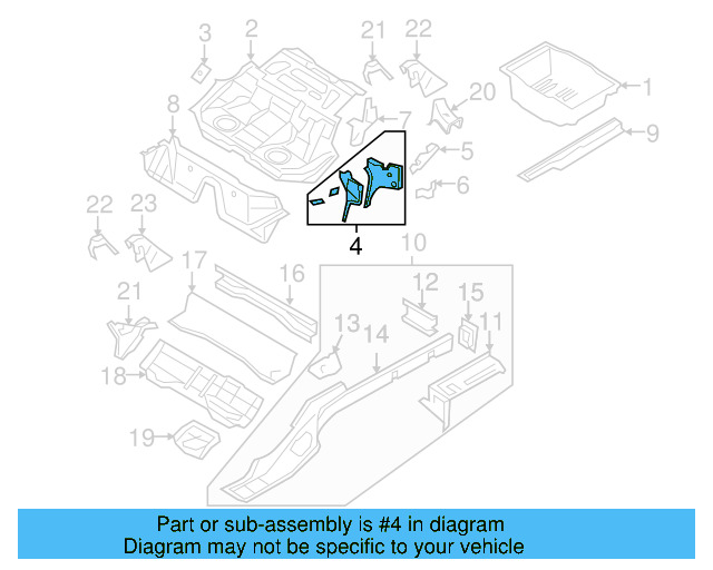 Corner Reinforced 3C9-813-564 - View 5