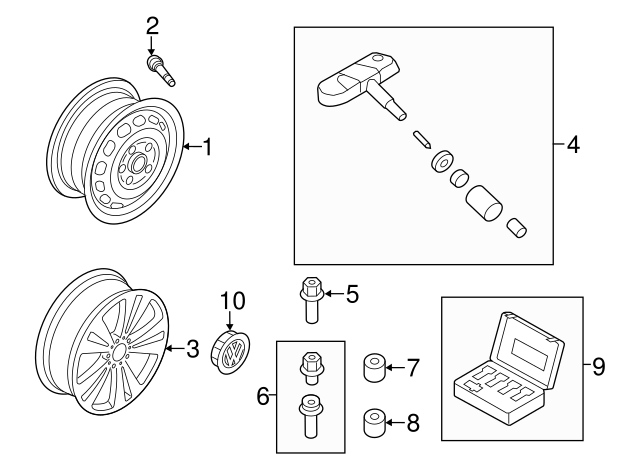 Valve Stem 839-601-361 - View 68
