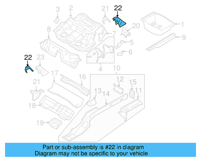 Center Mount Bracket 3C0-886-193-A - View 6