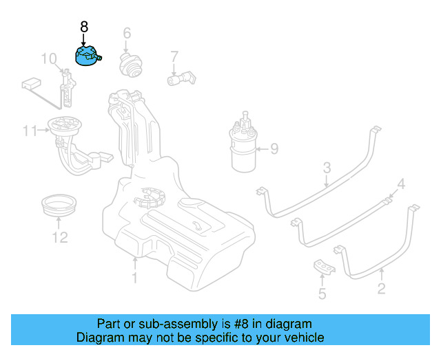 Valve 8D0-201-751-A - View 8