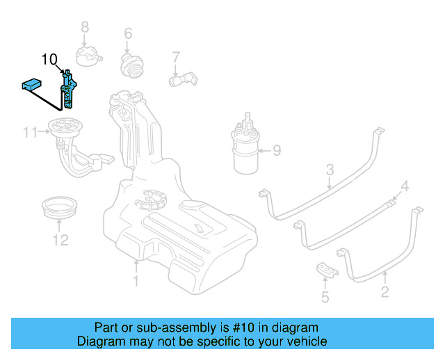 Fuel Gauge Sending Unit 3B0-919-673-S - View 15