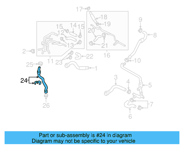 Outlet Hose 04L-121-058-AC - View 17