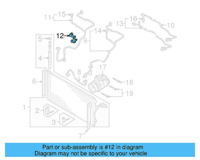 AC Line Bracket 7L0-820-891-A - View 4