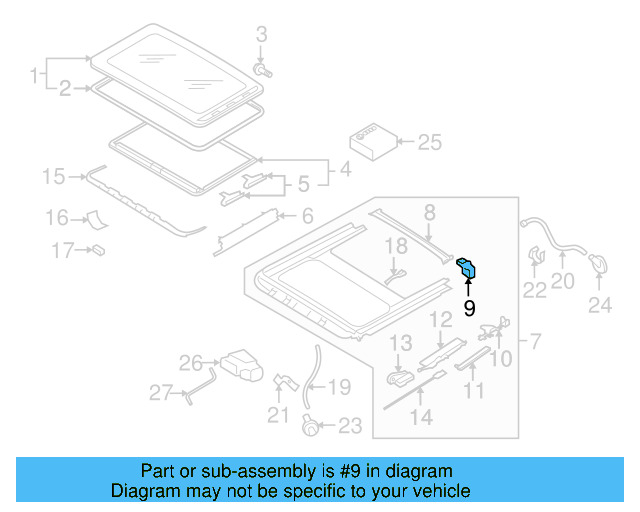 Air Deflector Stop 8D5-898-652 - View 11