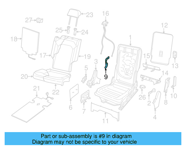 Seat Back Heater 3CN-963-557-B - View 12