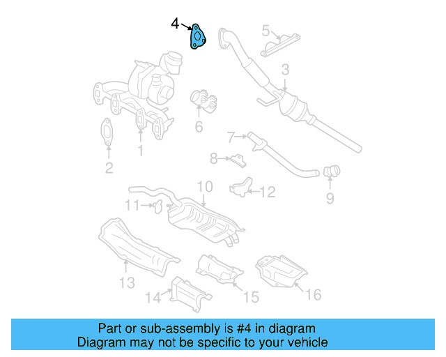 Converter & Pipe Gasket 3A0-253-115 - View 13