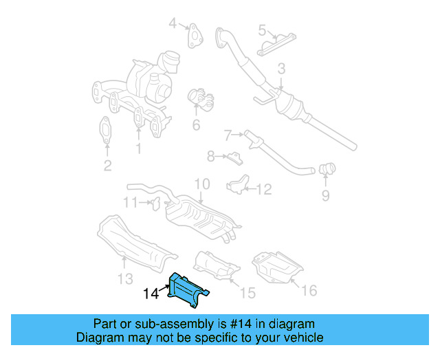 Heat Shield 1J0-804-275-B - View 9