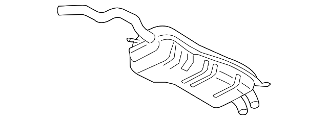 Muffler 1J6-253-609-BN