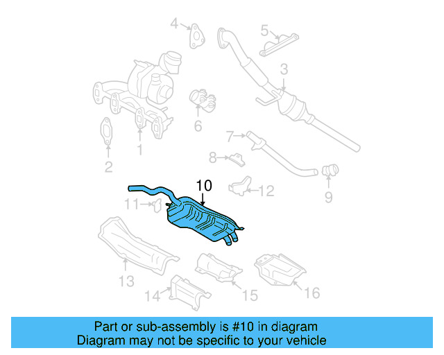 Muffler 1J6-253-609-BN - View 6