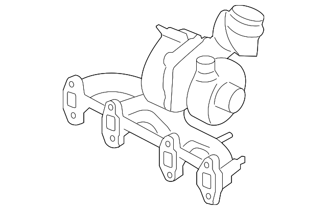 Exhaust Manifold 03G-253-016-KX - View 4