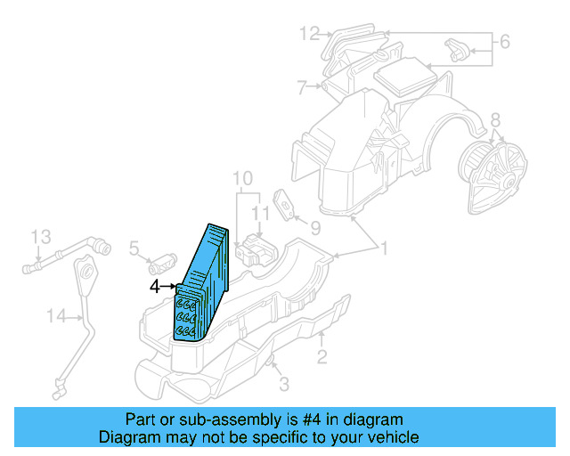 Evaporator Core 701-820-023-B - View 4