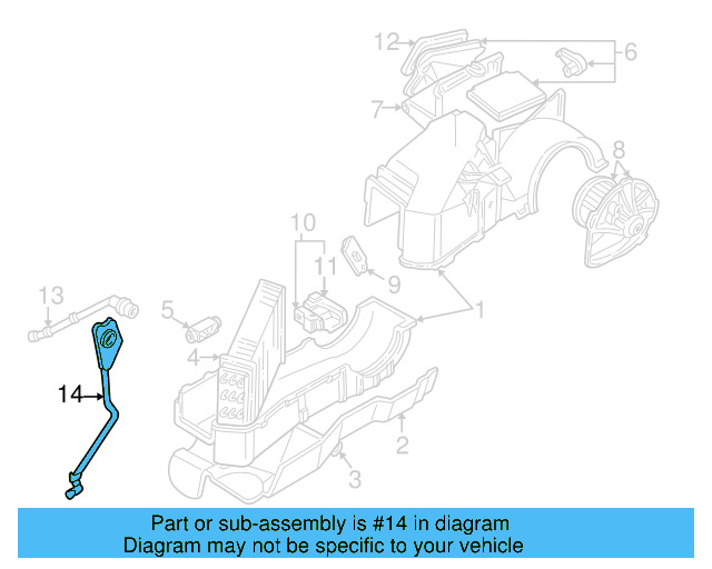 HVAC Heater Control Valve 1H0-820-119-A - View 6