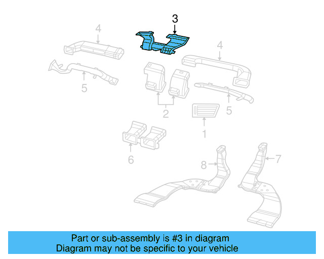 Upper Duct 7B0-819-071 - View 7