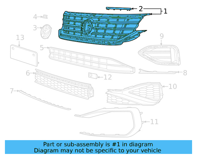 Grille 561-853-651-BD-ZLL - View 3